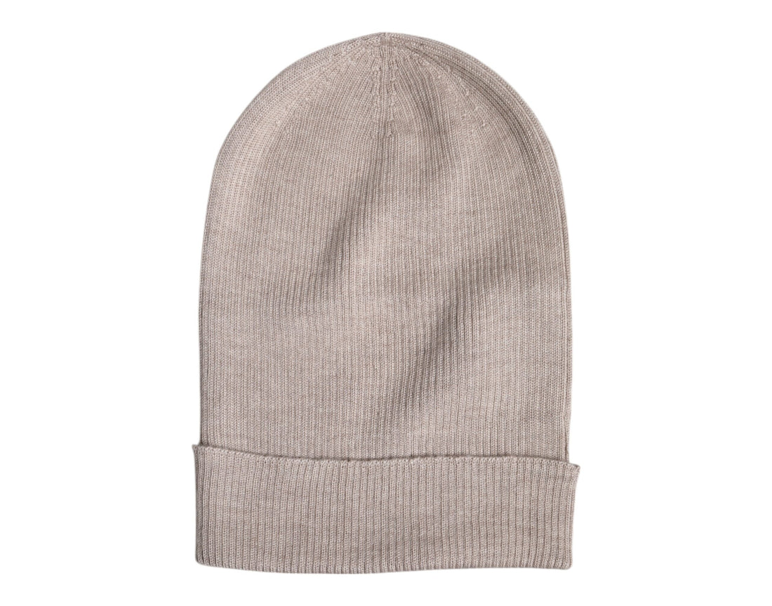 Dolce &amp;amp; Gabbana Beige Kashmir Stickad Vintermössa