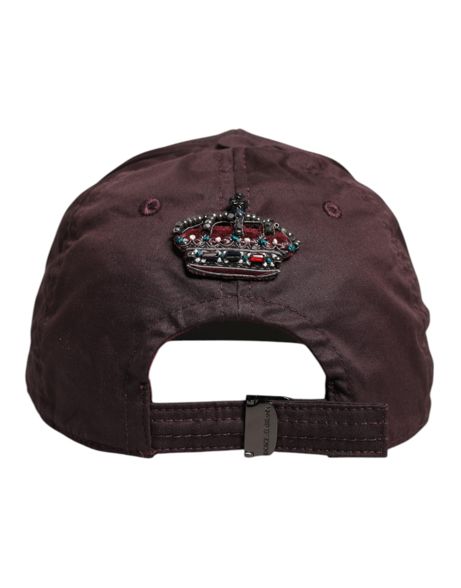 Dolce &amp;amp; Gabbana brun bomull DG Crown 6 paneler basebollkeps