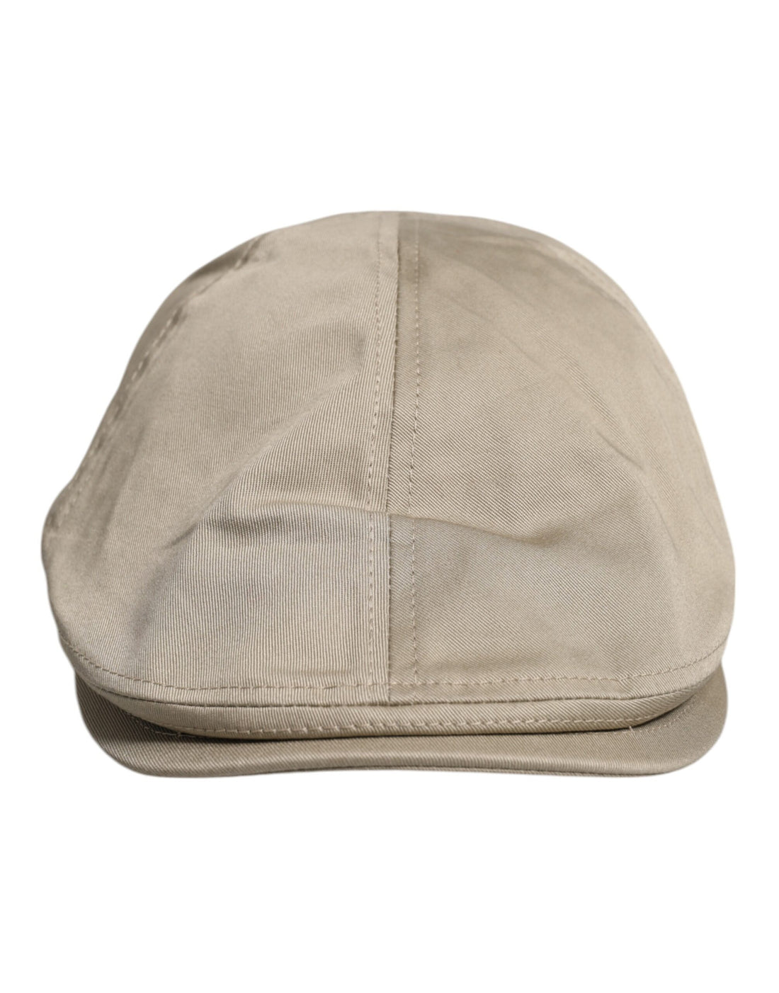 Dolce &amp;amp; Gabbana Beige Cotton Newsboy Capello Cabbie Hat