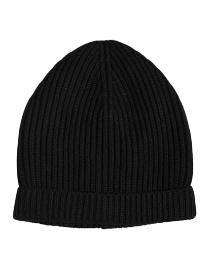 Dolce &amp;amp; Gabbana Svart Kashmir Stickad Vintermössa
