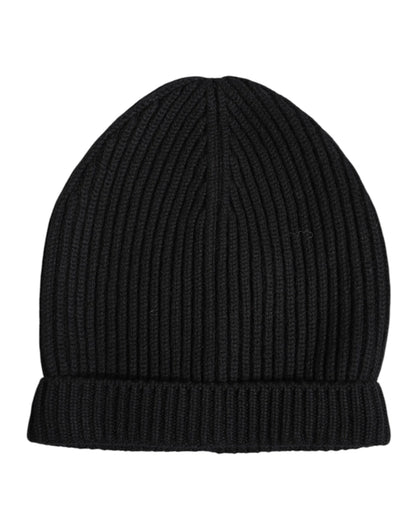 Dolce &amp;amp; Gabbana Svart Kashmir Stickad Vintermössa