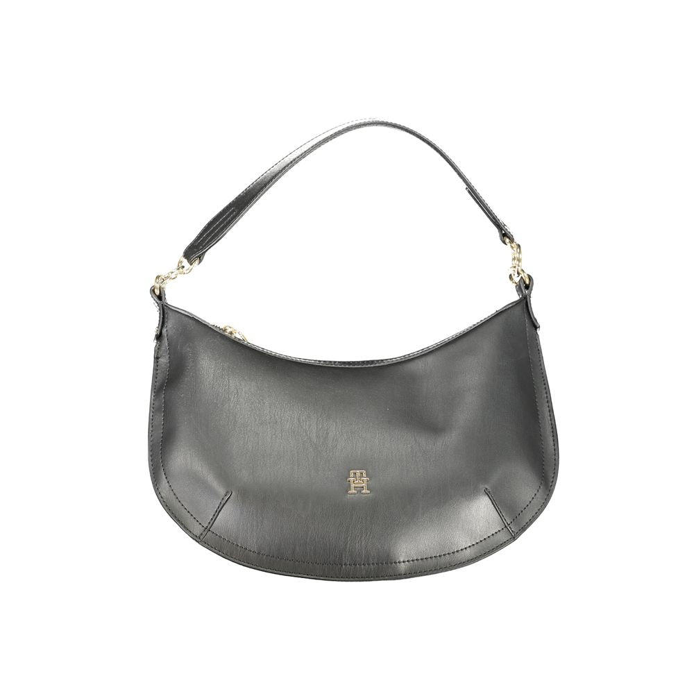 Tommy Hilfiger svart polyetenhandväska