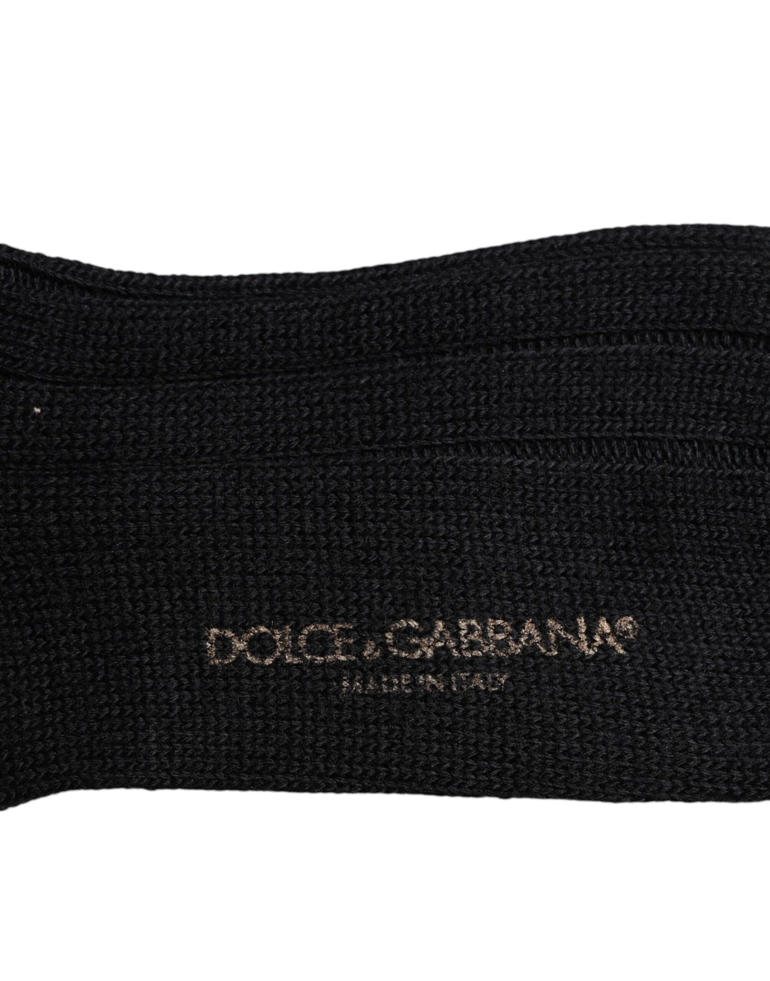 Dolce &amp;amp; Gabbana Svarta DG-logotyptryck över vadstrumpor