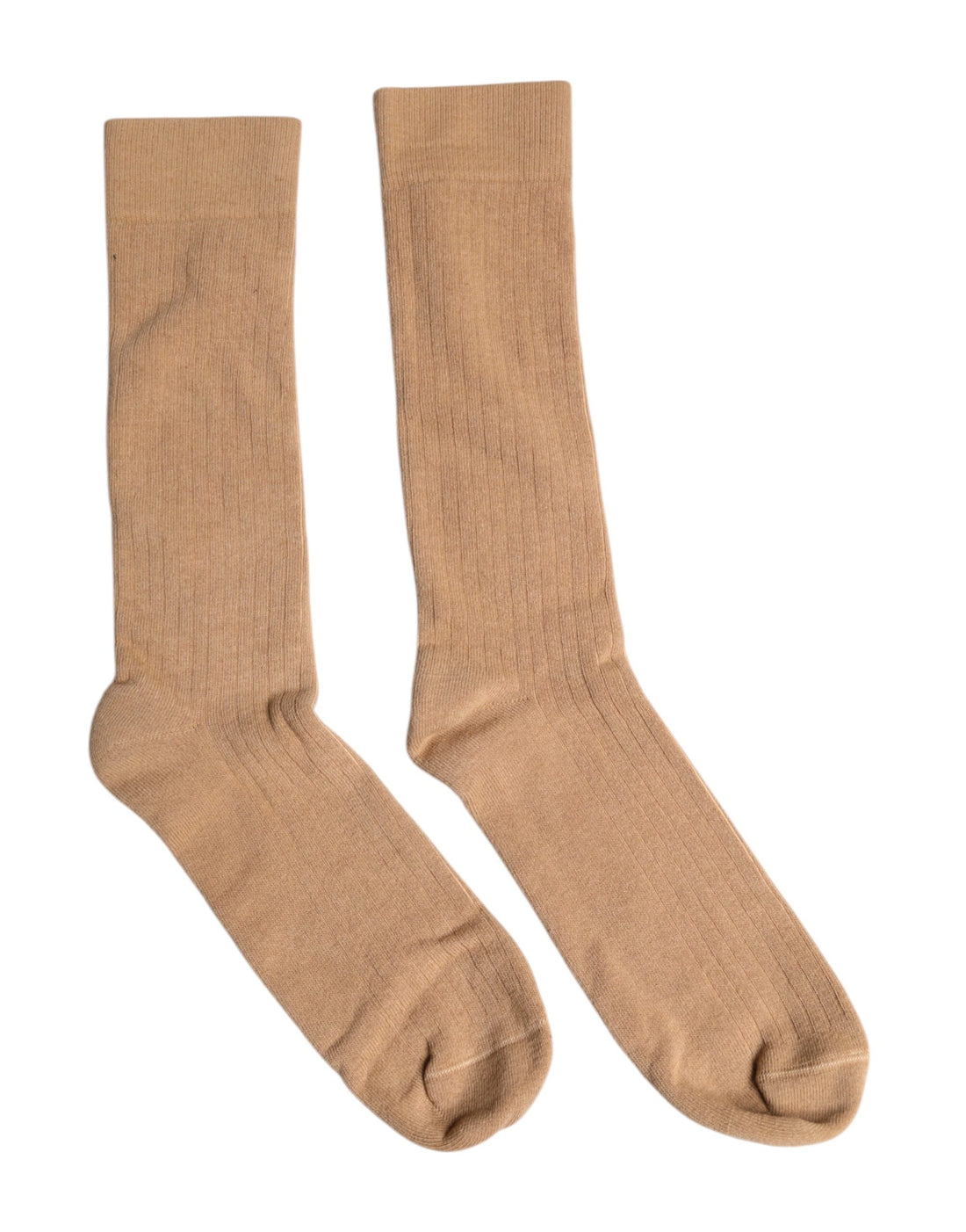 Dolce &amp;amp; Gabbana Bruna Enfärgade Bomullsstrumpor Till Herr, Mid Calf