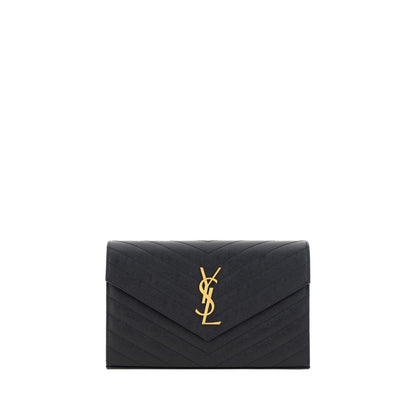 Saint Laurent axelväska med logotyp