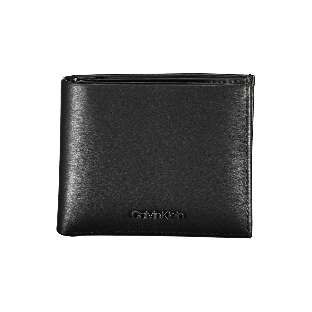 Calvin Klein Sleek Läderplånbok med Vikbarhet och RFID-block