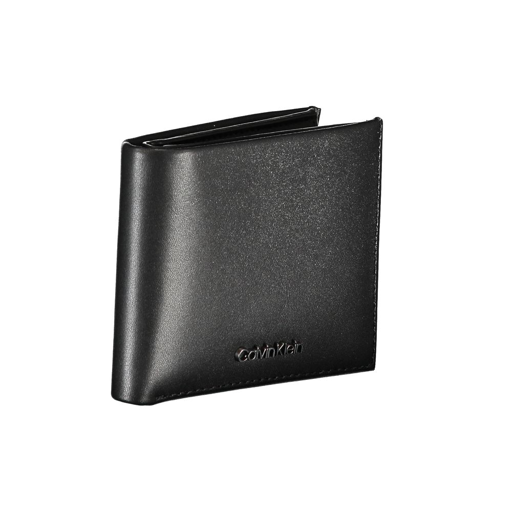 Calvin Klein Sleek Läderplånbok med Vikbarhet och RFID-block