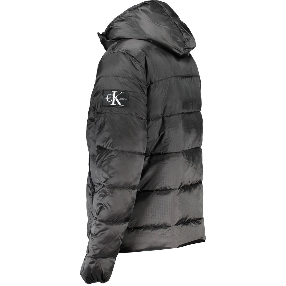 Calvin Klein Sleek herrjacka med huva och kontrastdetaljer