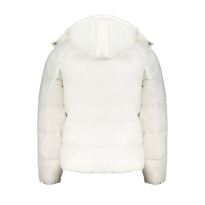 Calvin Klein vit polyamidjacka