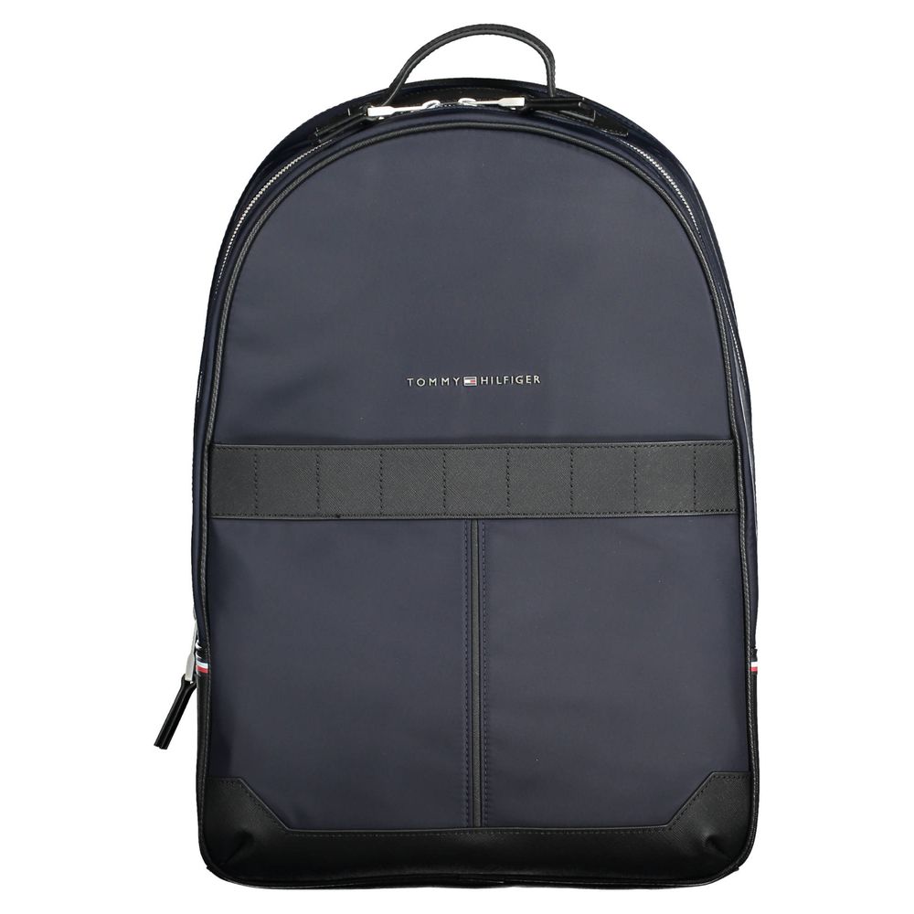Tommy Hilfiger Blå Polyester Herr Ryggsäck