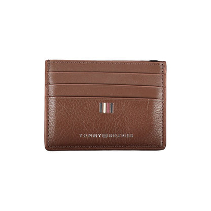 Tommy Hilfiger Sleek Läderkortshållare med Kontrastdetaljer
