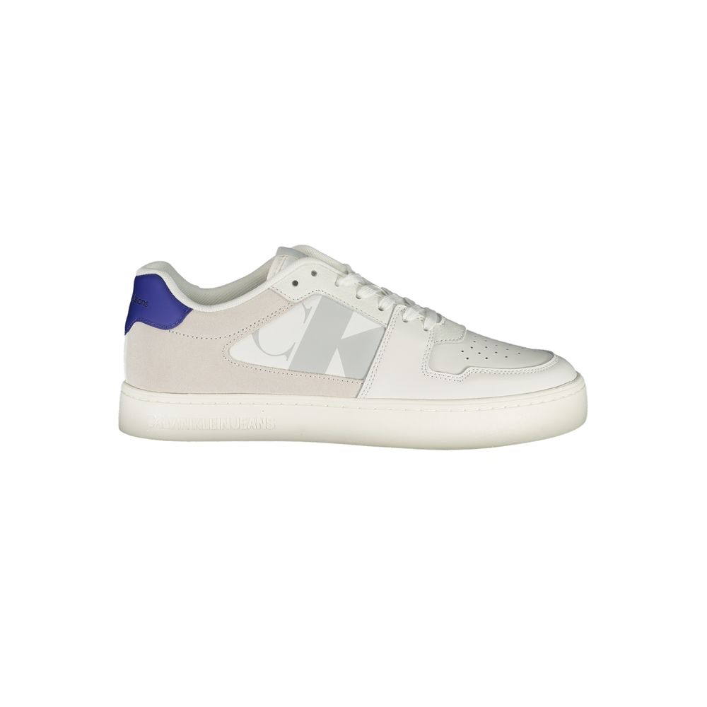 Calvin Klein Vita Läder Herr Sneaker