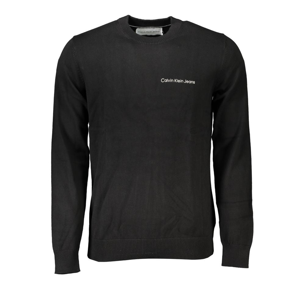 Calvin Klein Sleek långärmad tröja med rund hals och logotyp