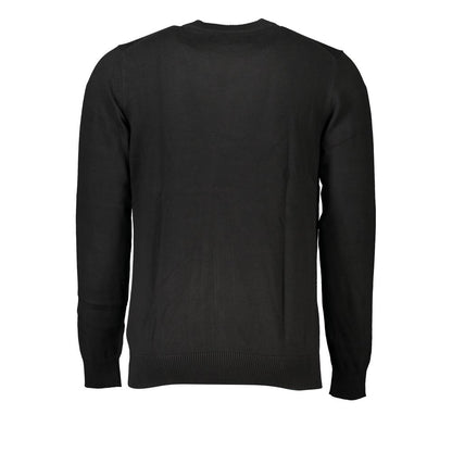 Calvin Klein Sleek långärmad tröja med rund hals och logotyp