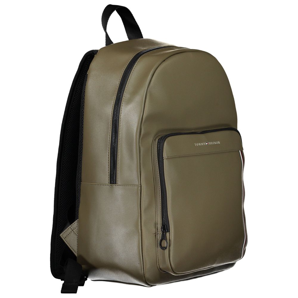 Tommy Hilfiger Grön Polyeten Herr Ryggsäck