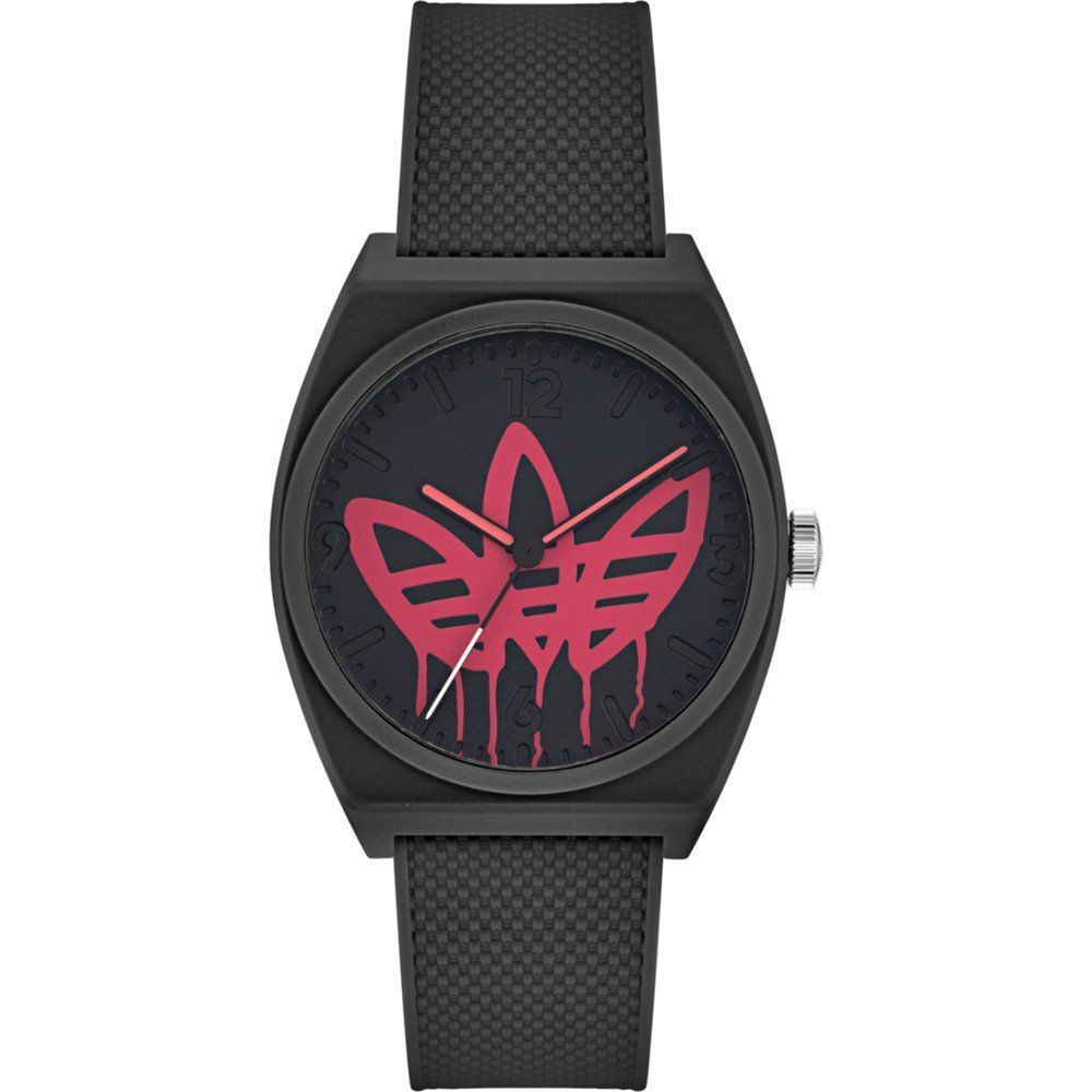 Adidas svart syntetklocka