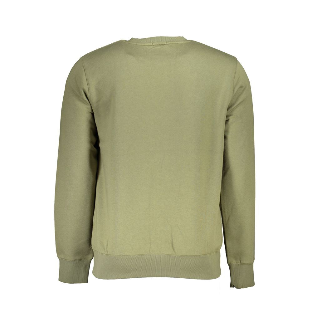 Timberland Klassisk Grön Fleece-tröja med Rund Hals