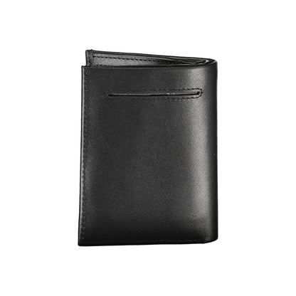 Calvin Klein Sleek svart läderplånbok med RFID