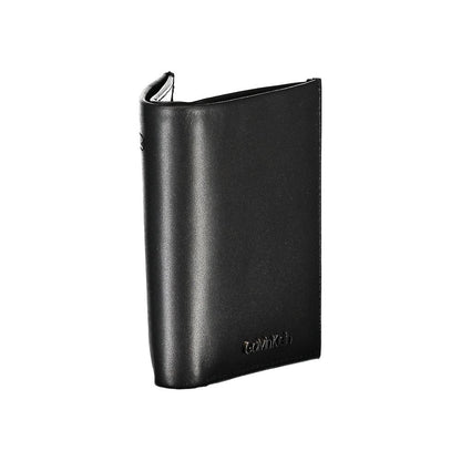 Calvin Klein Sleek svart läderplånbok med RFID