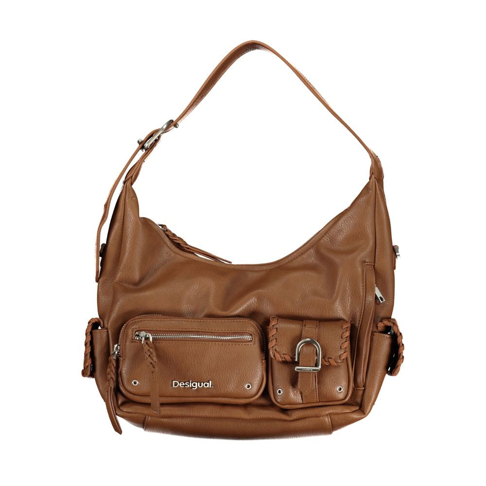 Desigual Brun Polyeten Handväska