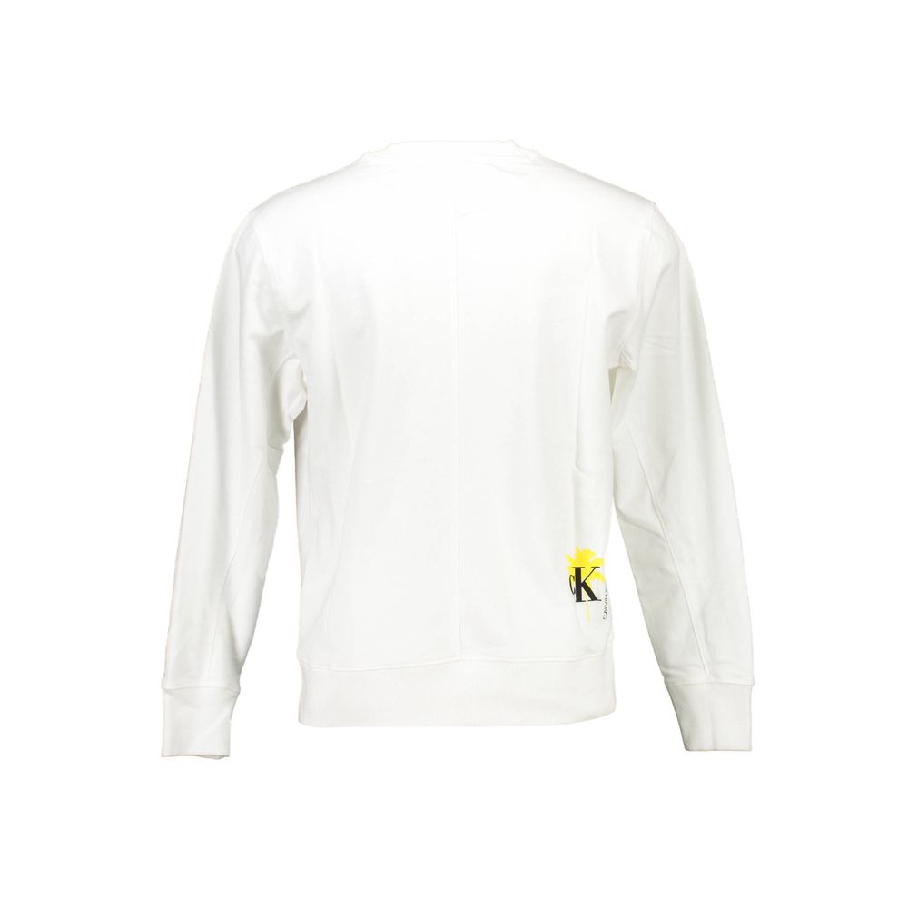 Calvin Klein Vit Bomull Unisex Tröja