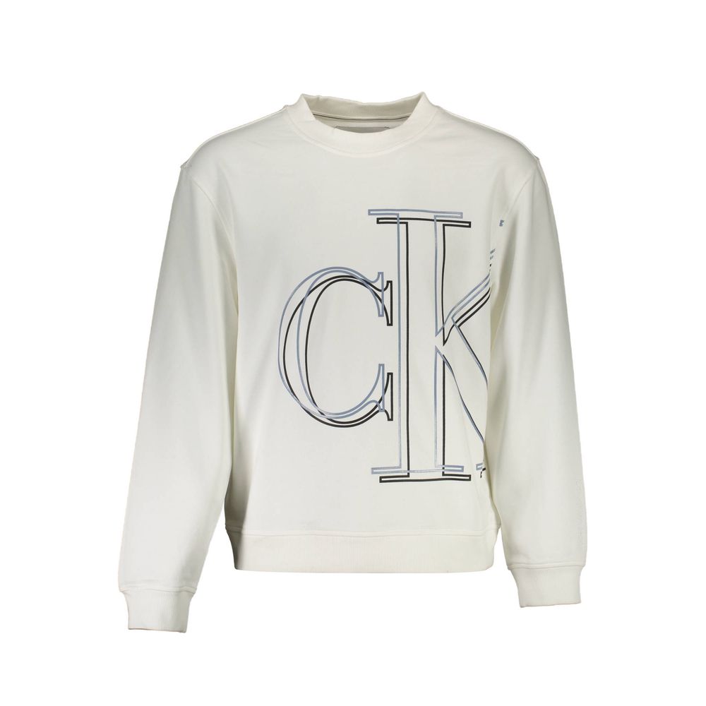 Calvin Klein Vit bomullströja för män