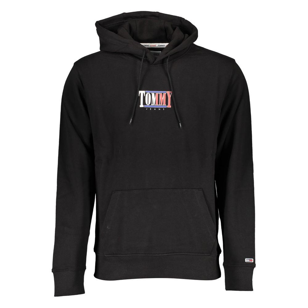 Tommy Hilfiger svart bomullströja för män