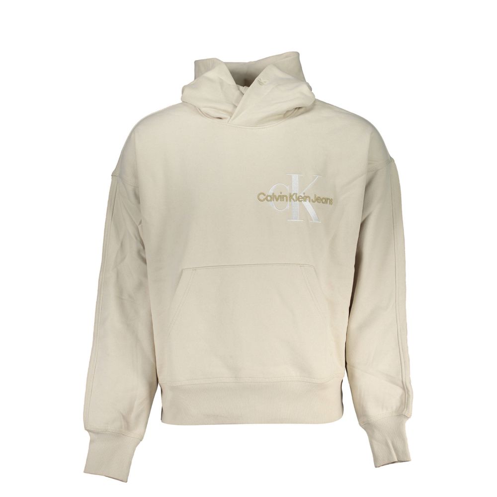 Calvin Klein Beige bomullströja för män
