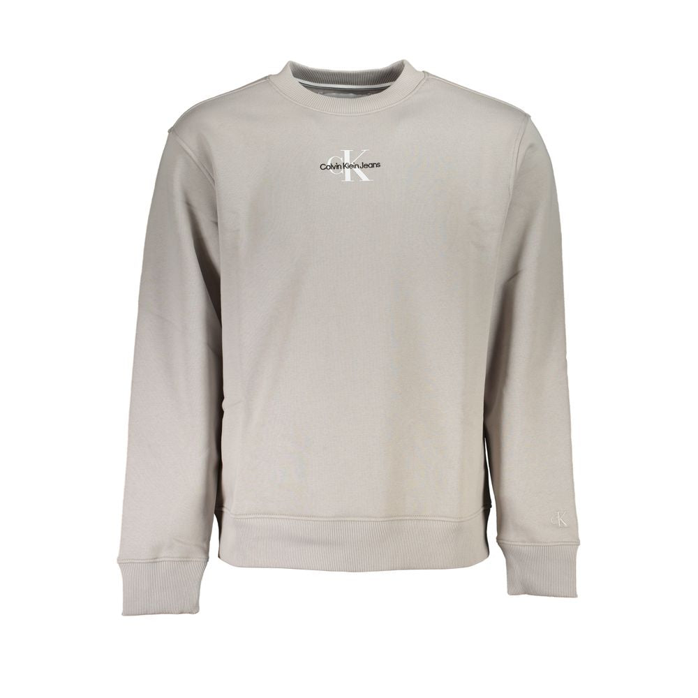 Calvin Klein Elegant Fleece-tröja med rund hals
