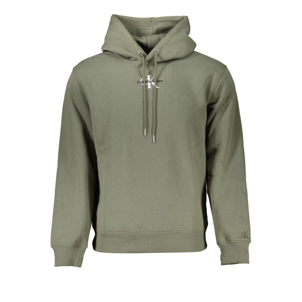 Calvin Klein Chic Grön Fleecehuvtröja