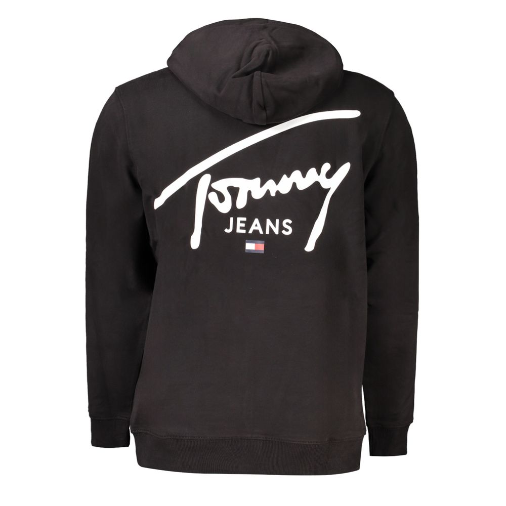 Tommy Hilfiger svart bomullströja för män