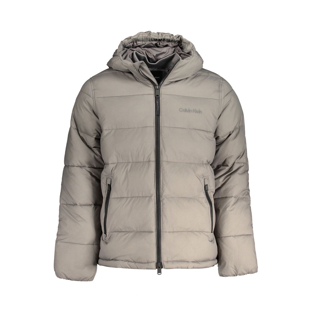 Calvin Klein grå nylonjacka