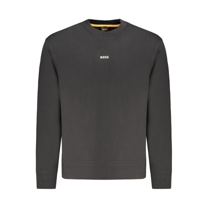 Hugo Boss svart bomullströja för män