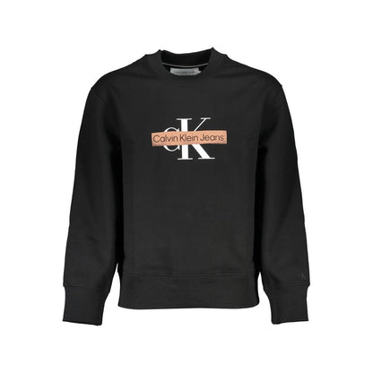 Calvin Klein Elegant fleece-tröja med rund halsringning