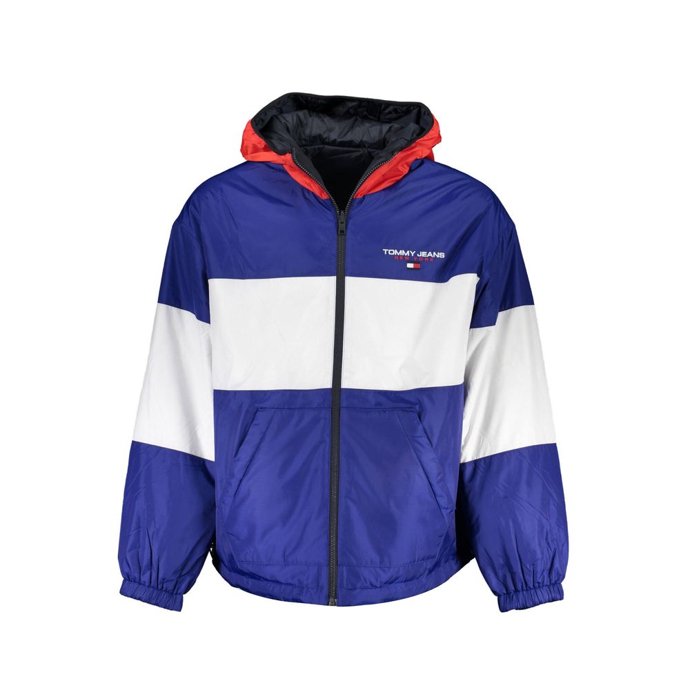 Tommy Hilfiger Blå Polyester Herr Vändbar Jacka