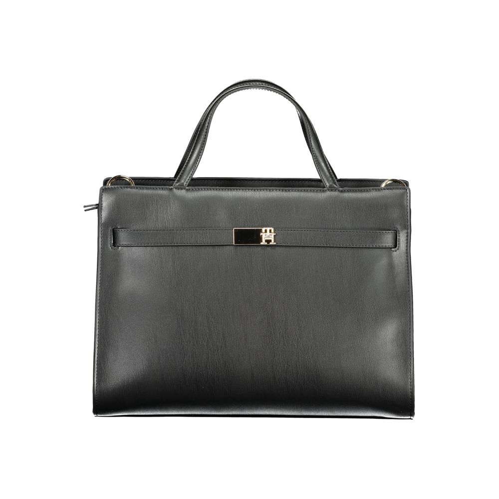 Tommy Hilfiger svart polyeten handväska för kvinnor