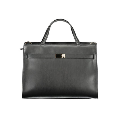 Tommy Hilfiger svart polyeten handväska för kvinnor