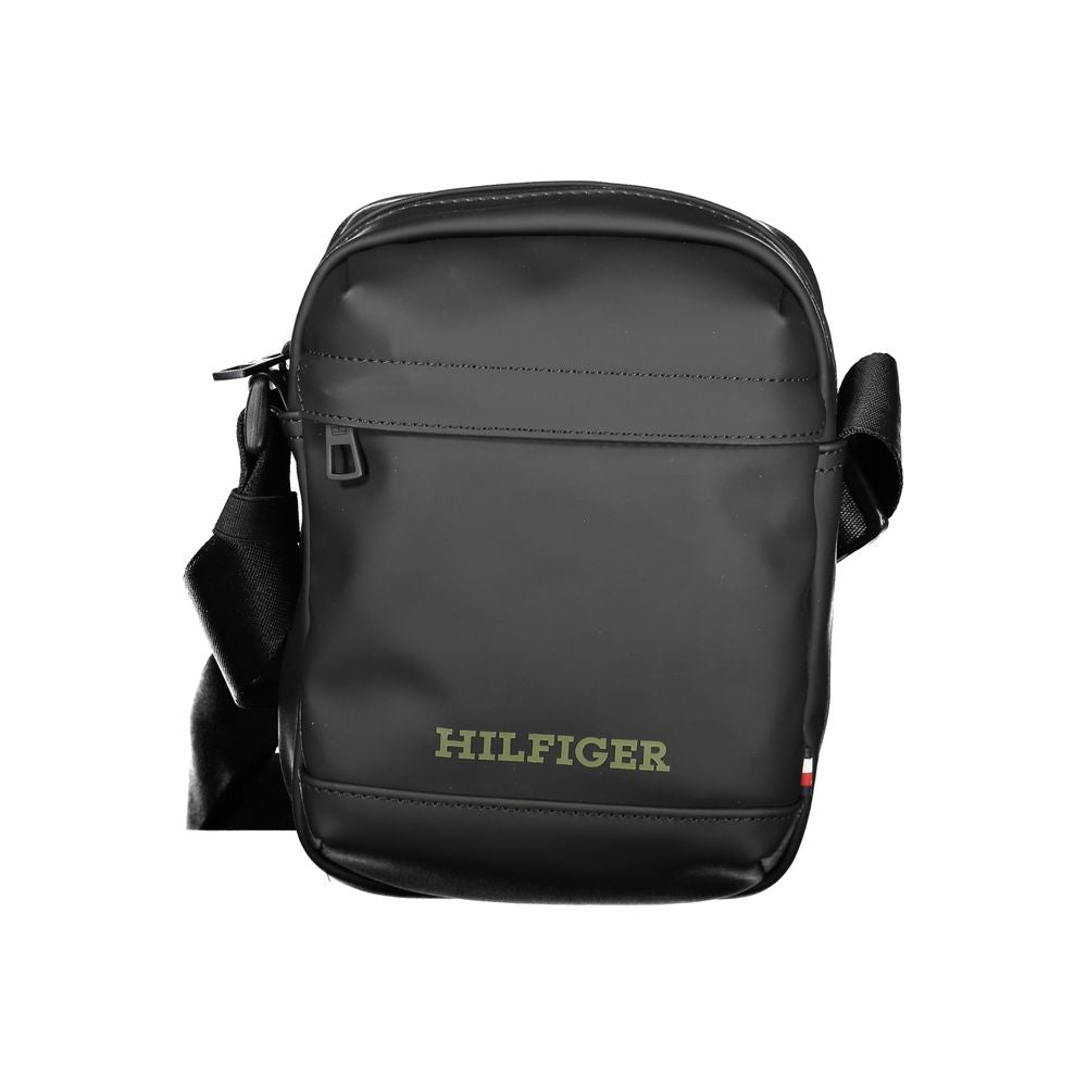 Tommy Hilfiger svart axelväska i polyeten