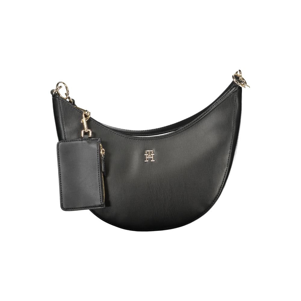 Tommy Hilfiger svart polyeten handväska för kvinnor