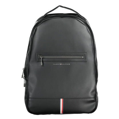 Tommy Hilfiger svart polyeten herrryggsäck