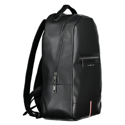 Tommy Hilfiger svart polyeten herrryggsäck