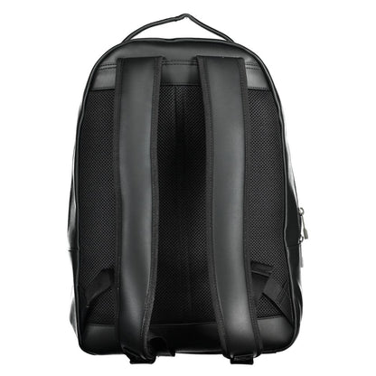 Tommy Hilfiger svart polyeten herrryggsäck