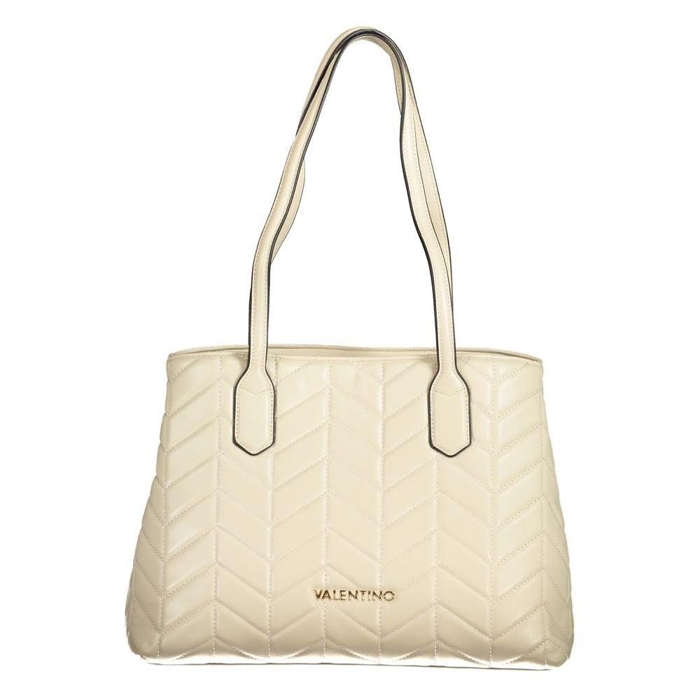 Mario Valentino Beige Polyeten Damhandväska