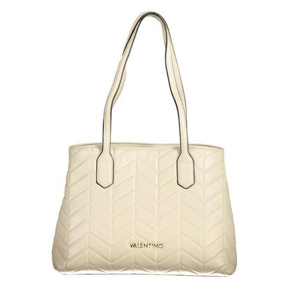 Mario Valentino Beige Polyeten Damhandväska