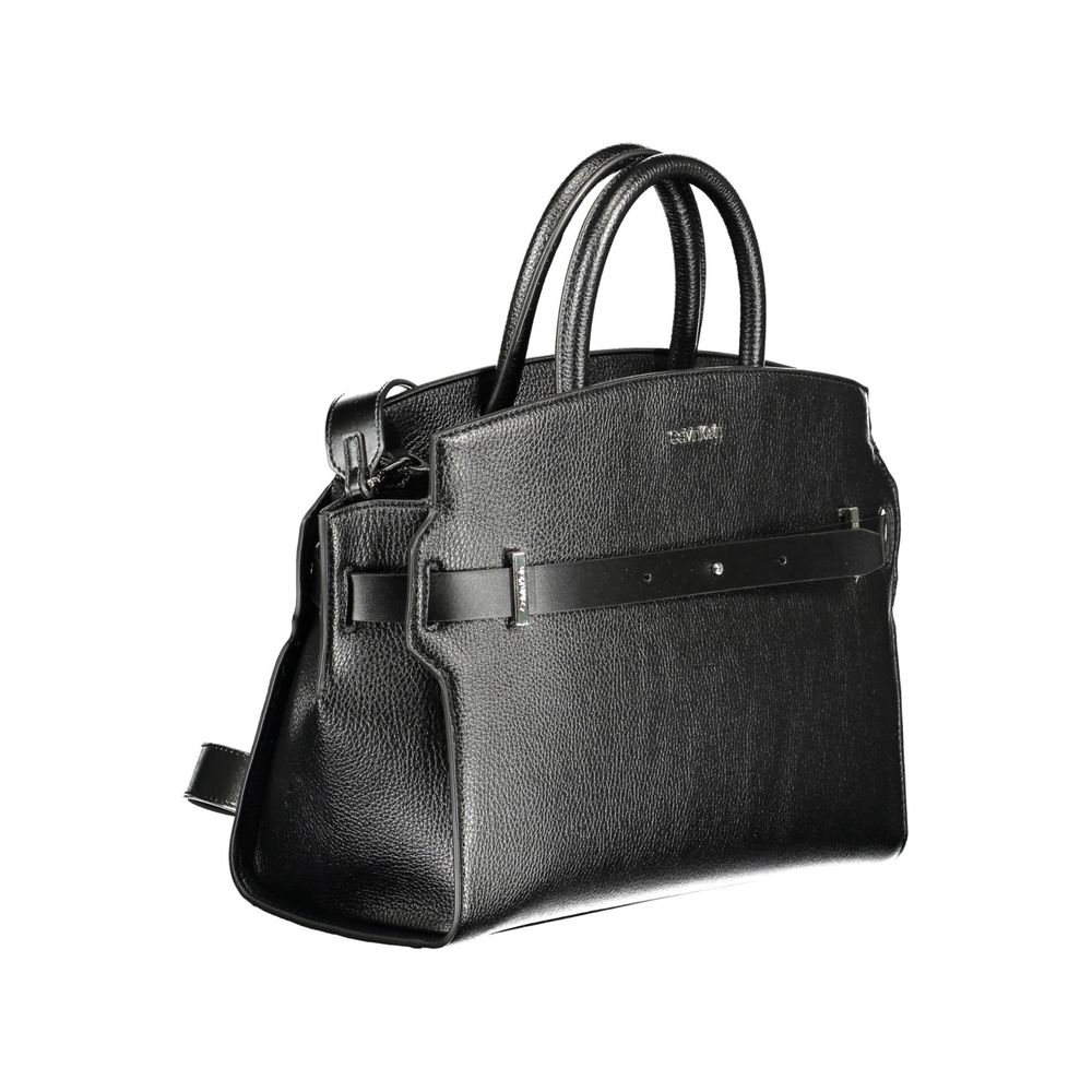 Calvin Klein svart polyeten handväska för kvinnor