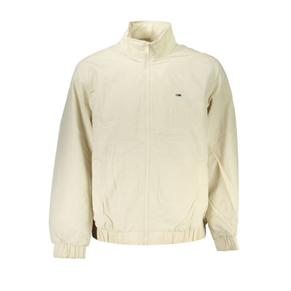 Tommy Hilfiger Beige Långärmad Jacka i Återvunnen Material