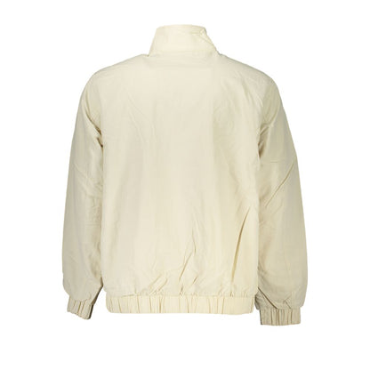 Tommy Hilfiger Beige Långärmad Jacka i Återvunnen Material