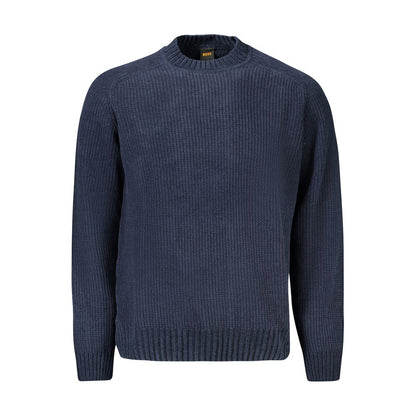 Hugo Boss Blå bomullströja för män