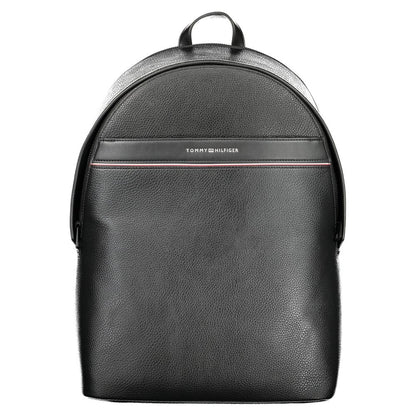 Tommy Hilfiger svart polyesterryggsäck för män