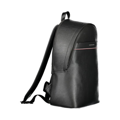 Tommy Hilfiger svart polyesterryggsäck för män